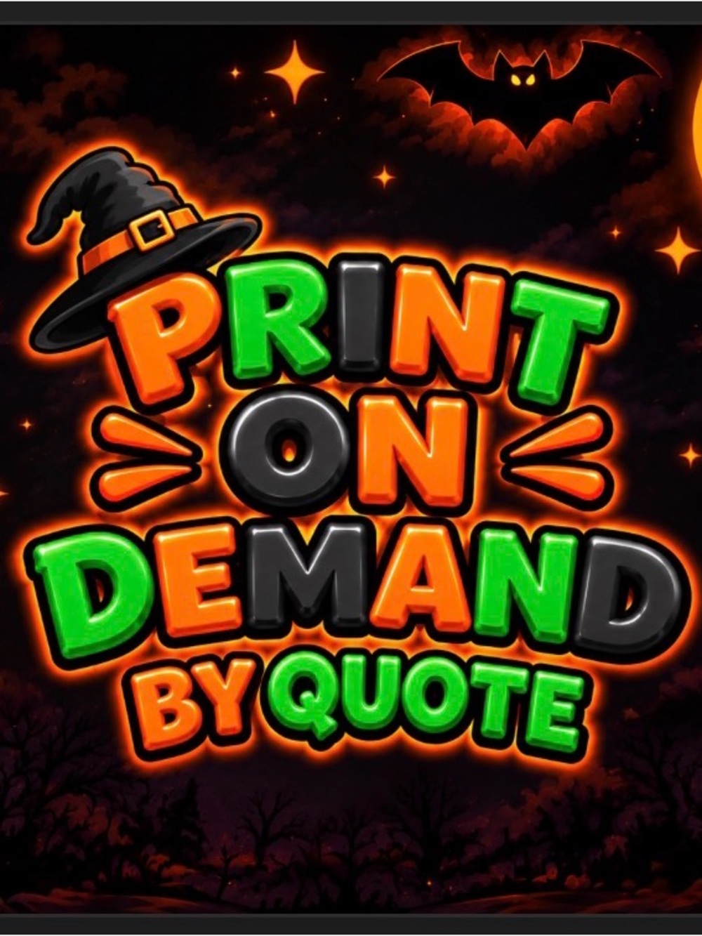 3d print on demand Halloween edition